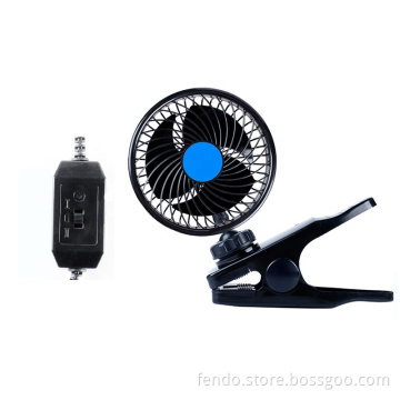 6 Inch Portable 12v/24v Electric Clip Car Ventilation Cooling Fan